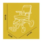 ویلچر برقی ایزی موبیل مدل اسمارت پرو | Ezymobil Smart Pro Electric wheelchair - تصویر 8